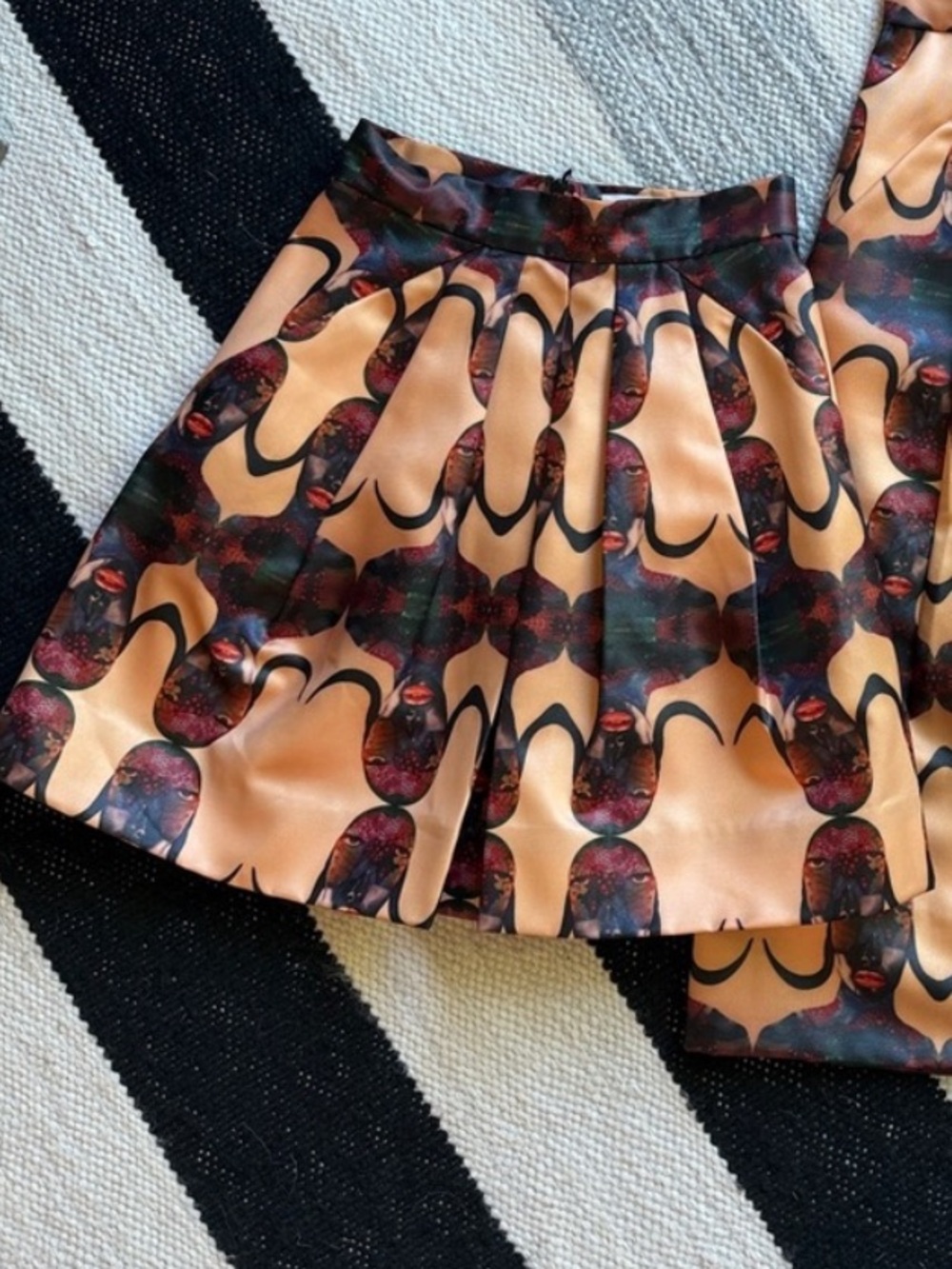 Prada Midi Born Free Africa Skirt NEW